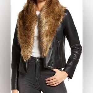Faux leather Jacket Brad new with tags.